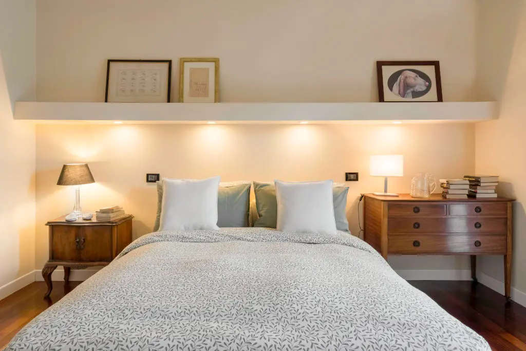 Camera da letto con letto matrimoniale - A Casa di Camillo